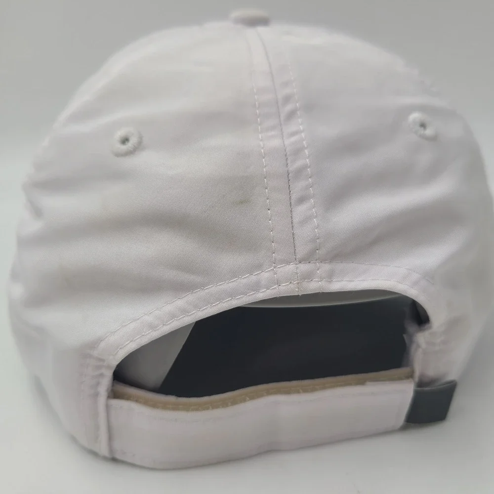 Elizabeth Moore Sarasota Open Hat Adjustable White Tennis Tournament Casual Men